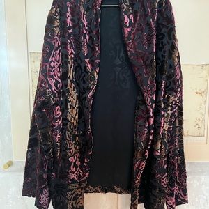 The kooples velvet drapey blazer S